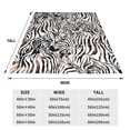 thumbnail image 3 of Balery Leopard And Zebra Manta de Felpa Suave y Acogedora – Cobija de Franela Aterciopelada para Cama, Lavable y Cálida para Sofá, Mascotas, Transpirable-60"x50", 3 of 7