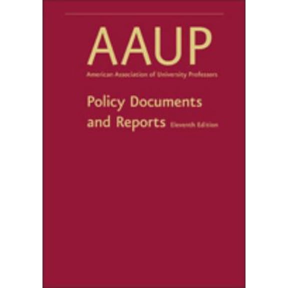 Pre-Owned Policy Documents and Reports (Hardcover) by AAUP