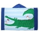 thumbnail image 1 of Poncho con capucha de secado rápido para niños y niñas, traje de neopreno con toalla para de bata, extra grande, 97 x 126 cm / 49 x 31 pulgada Raya azul real Macarena Kids Beach Poncho con capucha, 1 of 7