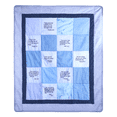 thumbnail image 6 of Embroidered Scripture Baby Quilt, Blue, 6 of 8