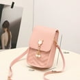 thumbnail image 4 of CAIXIA Messenger Bag Womens Solid Hasp Artificial Leather Phone Messenger Crossbody Bag, Soft Casual Daily Shoulder Purse, 4 of 5