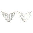 thumbnail image 2 of mmirethe Stylish Macrame Wall Hanging Adds Touch Of Luxury To Home Suitable For Any Occasion Unique Style type 1 2Set, 2 of 6