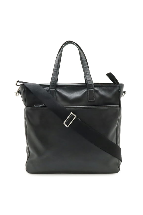 Pre-Owned PRADA Prada Tote Bag Shoulder Leather NERO Black 2VG033