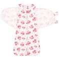 thumbnail image 3 of Hudson Baby Infant Girl Convertible Swaddle Sleep Sack, Blush Rose, 3-9 Months, 3 of 3