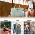 thumbnail image 5 of CASAFUN Large Hobo Bags for Women Men, Crossbody Bag Workout Bags Mini Duffle Bag Travel Tote Bag Sport College Waterproof Daypack Bag, 5 of 8