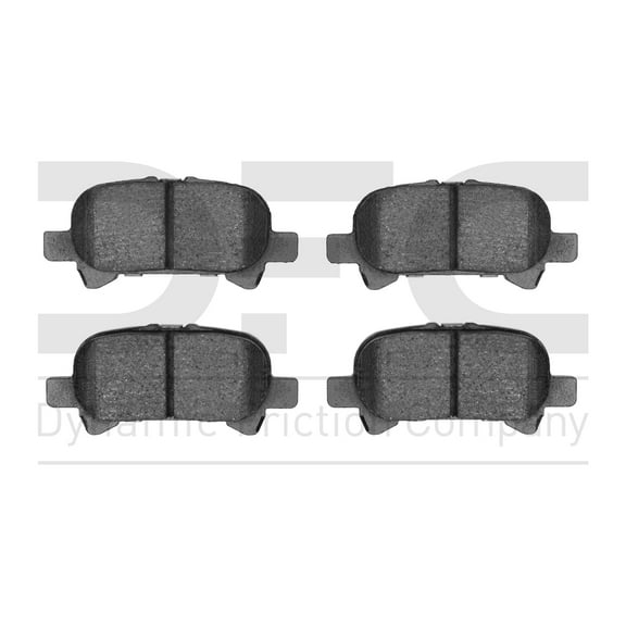 Dynamic Friction Company 5000 Advanced Brake Pads - Ceramic 1551-0828-00-Rear Set For 2000-2006 Toyota Camry, 2000-2007 Toyota Avalon, 2000-2008 Toyota Solara