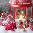 thumbnail image 3 of Nutcracker Wooden Christmas Ornament Hanging Tree Soldier Nutcrackers Decorations Decorpuppet  Figures Miniking Set, 3 of 7