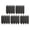 Black, variant on Linnome Plastic Garden Fence 5 Pack Picket Edging for Lawn Flowerbed Plant Border Decorative Yard Barrier 8x5.9in Black