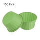 thumbnail image 3 of 150pcs 3.5oz Moldes para Magdalenas de Papel de Tamaño Estándar Envoltorios Antiadherentes Desechables para Bodas Cumpleaños Navidad Postres Verde Claro, 3 of 6