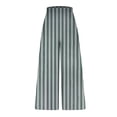 thumbnail image 3 of Plebaso Palazzo Pants for Women Casual Gradient Color Printed Elastic Waist Wide Leg Pants Women's Loose Leisure Pants, 3 of 4