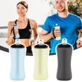 thumbnail image 3 of Collapsible Silicone Sports Water Bottle for Running Cycling and Hiking Leak Proof Portable Hydration, 3 of 7