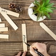 thumbnail image 3 of 50pcs Plant Labels Wooden Plant Tags Garden Labels Stakes Plant Markers, 3 of 8