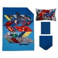 thumbnail image 2 of Warner Bros. Justice League Powerful Together 4 Piece Toddler Bed Set, 2 of 8