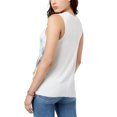 thumbnail image 2 of True Vintage Womens C'est La Vie Tank Top, White, X-Small, 2 of 2