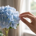 thumbnail image 5 of Artificial Hydrangea White Real Touch Artificial Flowers Artificial Flowers for Outdoors Fake Flowers Artificial Plants for Wedding Home Porch Garden Decor Single Piece, 5 of 6