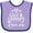Lavender and Purple, variant on Inktastic Gigi and Gramps Love Me Girls Valentine Grandchild Girls Baby Bib
