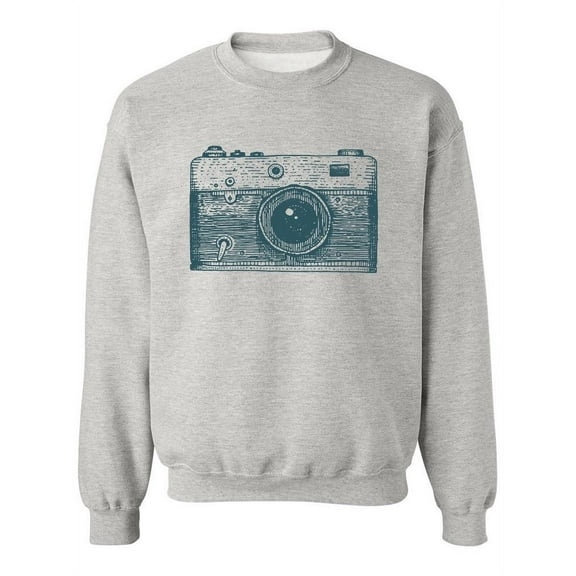 Camera Vintage Sketch Sweatshirt Women -Image by Shutterstock, Female 5X-Large