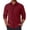 Burgundy, variant on Mens Long Sleeve Button Down Shirts Untucked Shirts for Men Casual Dress Shirts Wedding Shirts