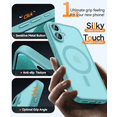 thumbnail image 7 of ZHU997 Magnetic for iPhone 17 Case, Upgraded [Full Camera Protection] [Compatible with Magsafe] [Translucent Matte] Shockproof Protective Phone Case for iPhone 17 - Teal, 7 of 7