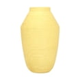 thumbnail image 1 of Jarrón de cerámica con flores, jarrón decorativo para el hogar, mesa auxiliar, jarrón decorativo Amarillo, 1 of 9