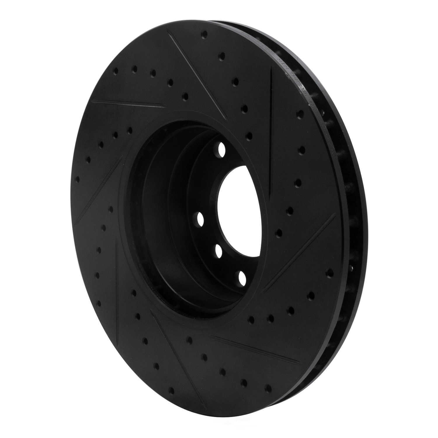 Dynamic Friction Company 633-31051L DFC Brake Rotor - Drilled And Slotted - Black