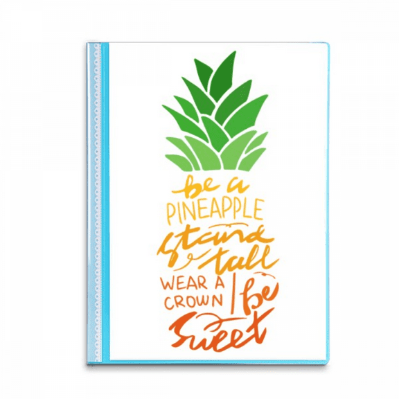 Be a PineFruit Stand Tall Quote Book Sheet Protectors Portfolio Binder Folder