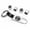 Silver Chrome, variant on Car Wheels Tire Valve Dust Stem Air Cap Cover + Keychain Ring Mazda Logo Sport