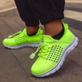 thumbnail image 6 of Pimfylm Teen Boy Sneakers And Casual Shoes Toddler/Little Kid Boys Girls Lightweight Breathable Sneakers Strap Athletic Tennis Shoes for Running Walking Green,Size for US 13, 6 of 9