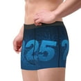 thumbnail image 2 of Yiaed Happy New Year 2025 A Print Men's Soft Cotton Boxer Shorts Breathable Boxers Underwear Moisture-Wicking Underwear Stretch Boxer Briefs for Man-X-Large, 2 of 5