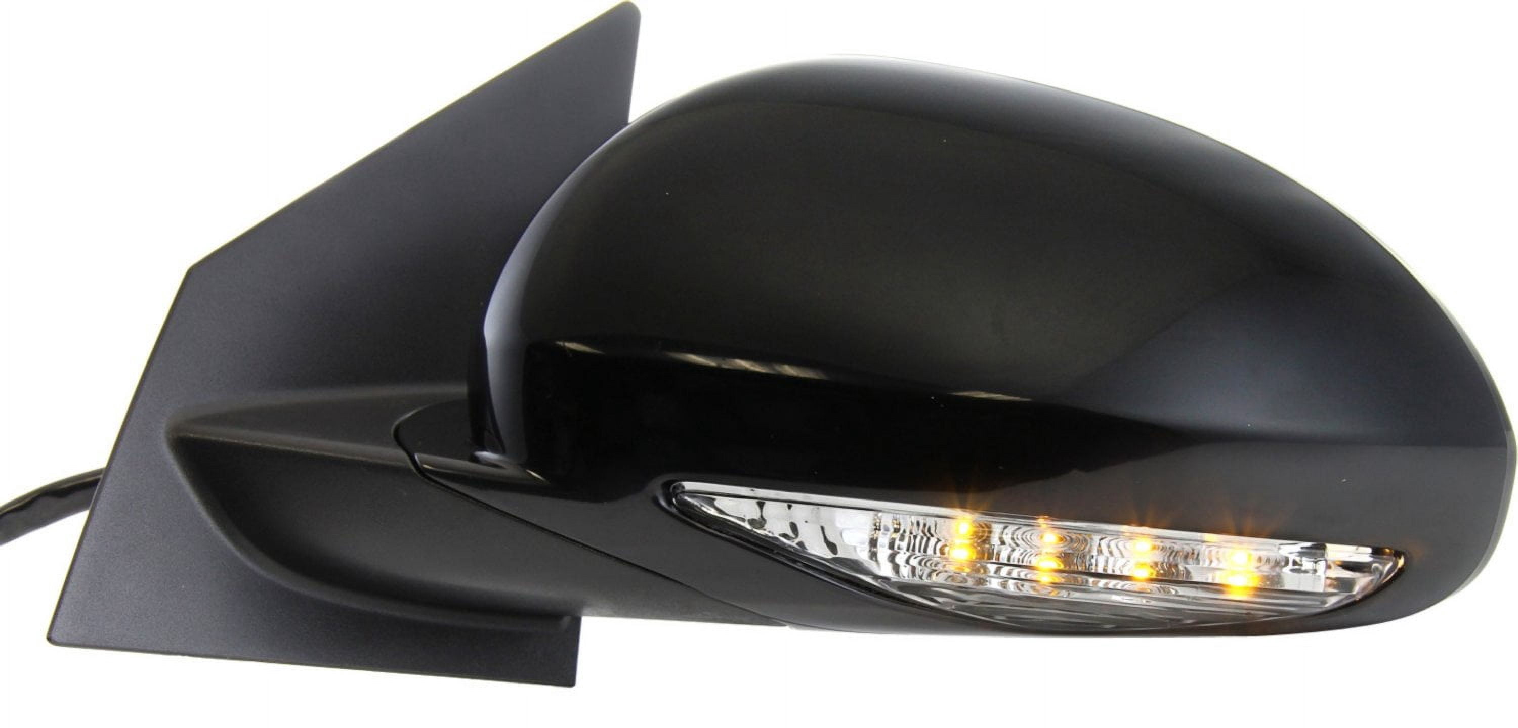 Mirror Compatible With 2008-2012 Buick Enclave Left Driver Side Heated In-housing Signal Light Paintable Kool-Vue
