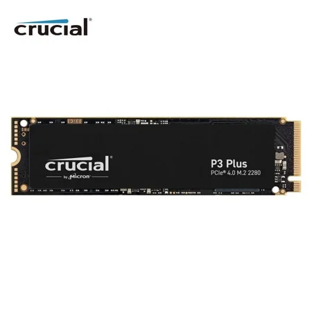 Crucial P3 Plus Internal SSD Drive, PCIe Gen4, M.2 2280, 500GB/1TB/2TB