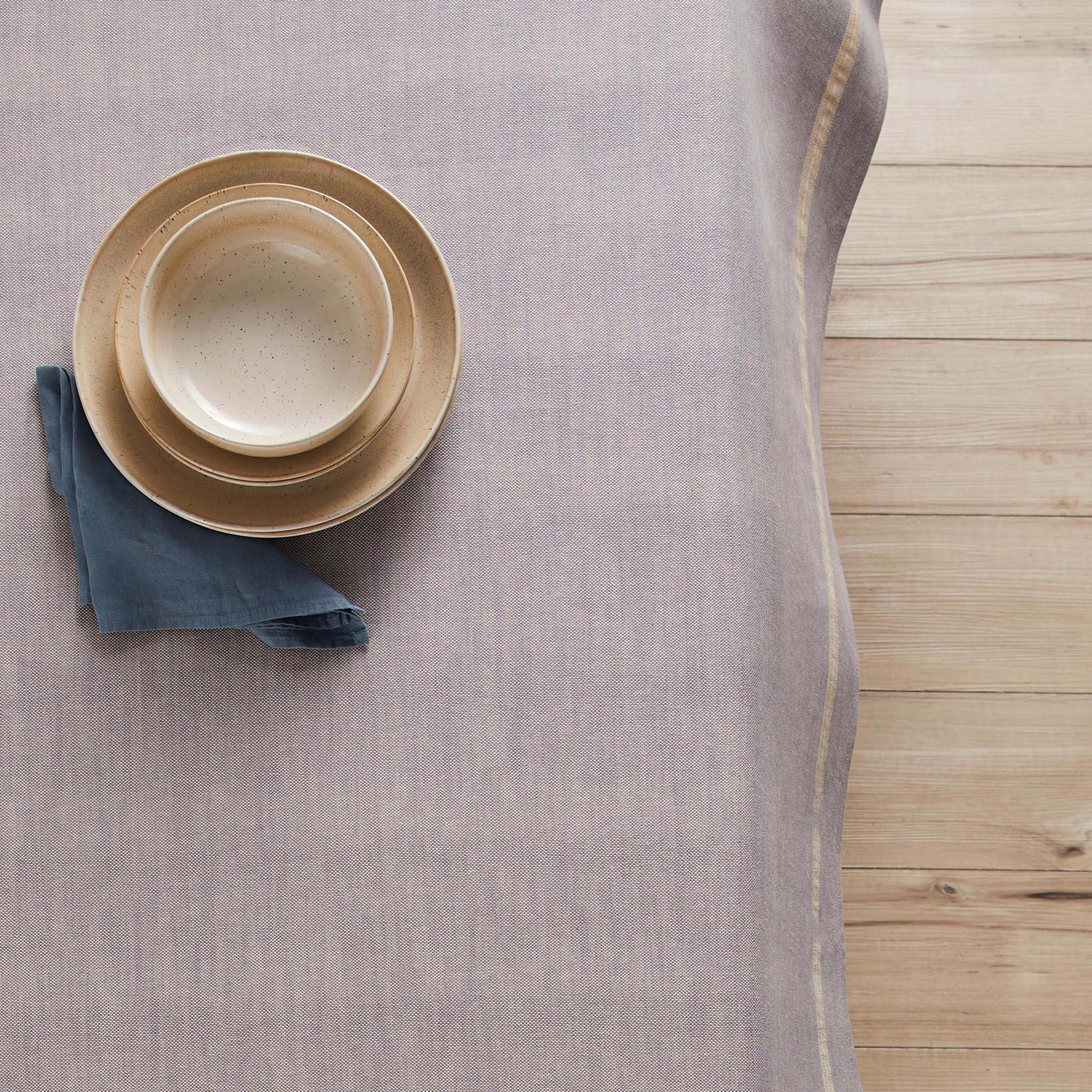 Better Homes & Gardens GREY FRINGE TC 60 X 102 - Grey Flannel / Natural - 100% Cotton
