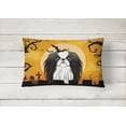thumbnail image 2 of Carolines Treasures BB1788PW1216 Halloween Japanese Chin Canvas Fabric Decorative Pillow, 12H x16W, multicolor, 2 of 3