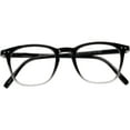 thumbnail image 3 of M+ Plano Blue Light Lens Injection Unisex Frames, Micah, Black Crystal Gradient, 50.0 - 20.5 - 140, with Case, 3 of 5