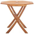 thumbnail image 2 of vidaXL Folding Garden Table 90x75 cm Solid Acacia Wood, 2 of 5