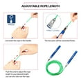 thumbnail image 3 of TOMSHOO 10 Feet Adjustable Speed Jump Rope Lightweight Skipping Jumping Rope Cable Wire Home Gym Fitness Boxing Training Workout Exercise, 3 of 5