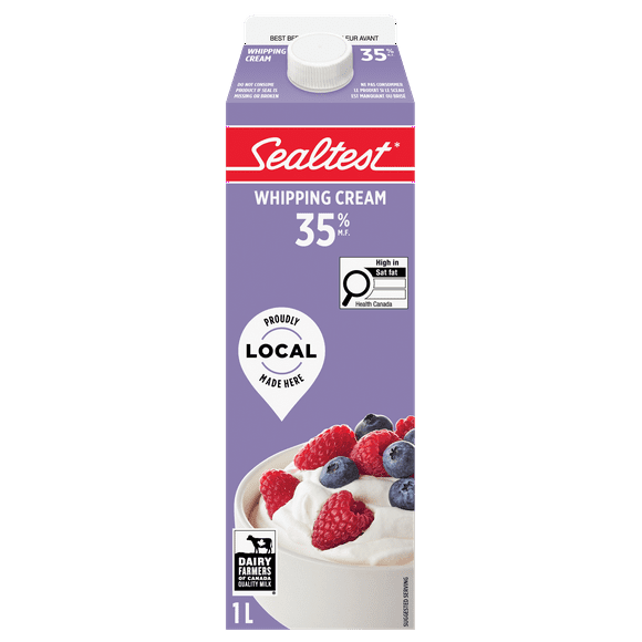 Crème à fouetter 35 % Sealtest 1 litre