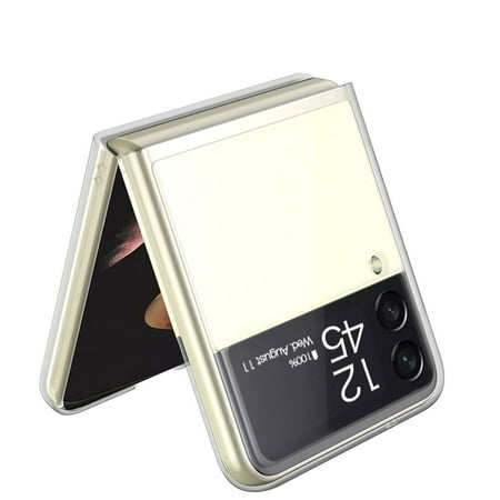 SaharaCase - Hard Shell Series Case for Samsung Galaxy Z Flip3 5G - Clear