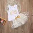 thumbnail image 3 of Débardeur d'Anniversaire pour Fille Bébé, Jupe en Tulle de Fête, Robe Tutu Princesse, 3 of 5