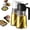 Black&White, variant on 2026 Household Hot Pick Black Glass Olive Oil Sprayer, 16 oz/470 ml 2-in-1 Dispenser, Leak-Proof Kitchen Gadget for Air Fryer, Salad, BBQ