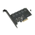 thumbnail image 1 of Tarjetas De Expansión SATA3.0 De 5 Puertos, Velocidad De Transferencia De 6 Gbps PCIE A 5 Tarjetas De Expansión SATA Amplia Aplicabilidad Plug And Play Ancho De Banda De Bus De ANGGREK Otros, 1 of 8