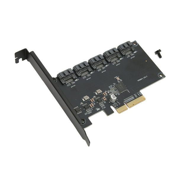 5 Port SATA3.0 Expansion Cards, PCIE To 5 Expansion Cards Plug And Play