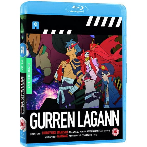 Gurren Lagann (Ep. 1-27) - 4-Disc Set ( Tengen toppa gurren lagann ) [ NON-USA FORMAT, Blu-Ray, Reg.B Import - United Kingdom ]