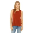 thumbnail image 1 of Bella + Canvas, The Ladies' Flowy Scoop Muscle Tank - BRICK - S, 1 of 2