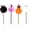 Mixed, variant on Slccxzc 4 Pcs Halloween Pens Pumpkin Ghost Bat Witch Legs Pens Plush Pompom Ballpoint Pen Novelty Writing Pens for Office Party Favors