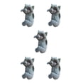 thumbnail image 1 of Advancent 4Pcs Resin 3D Garden Statue Dragon Figurine Dinosaur Bookshelf Sculpture Type2 NO2, 1 of 6