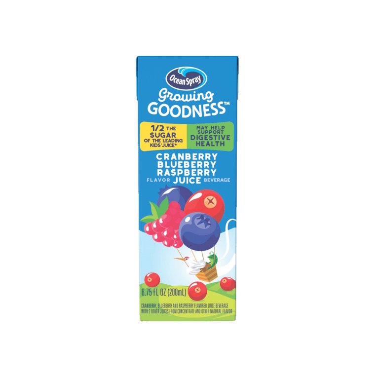 Ocean Spray Growing Goodness Cranberry Blueberry Raspberry, 32 Pack photo 6