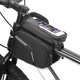 thumbnail image 1 of Portaequipajes Bolsa impermeable para cuadro de bicicleta, bolsa doble, bolsa de tubo superior para RZAHUAHU Portaequipajes, 1 of 7