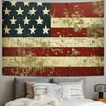 thumbnail image 2 of Orinice Stars Tapestry Wall Hanging Unique Style Graphic Tapestries Art for Home Decor Living Room Bedroom Apartment Dorm Decoration Independence Day 40x30inch, 2 of 6