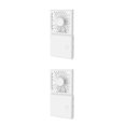thumbnail image 1 of Injueey Ventilador portátil de ABS Interfaz USB plegable de color sólido para exteriores Ventiladores de refrigeración alimentados por Blanco 2piezas, 1 of 6